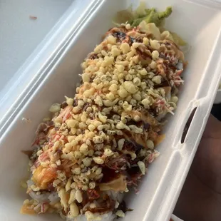 Caterpillar Roll Crunch Roll