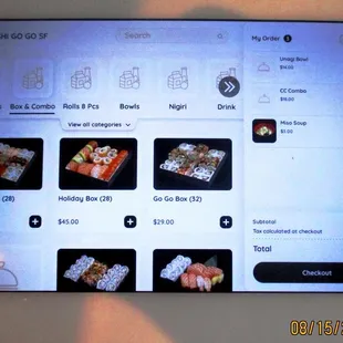 Menu Board