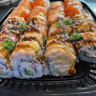 food, sushi and sashimi