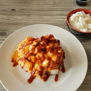 Mimiki and sticky rice