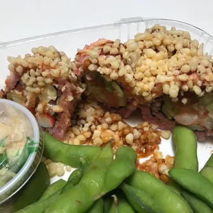 Monster roll! Amazing and BIG servings. I actually had to make myself stop eating to take a pic!