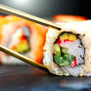 sashimi, sushi, sushi and sashimi, food