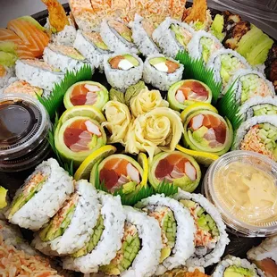 food, sushi and sashimi