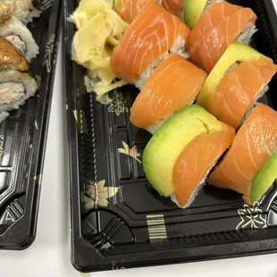 sashimi, sushi, sushi and sashimi, food