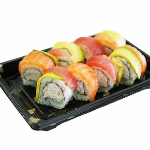 Rainbow roll $8