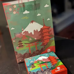 a box of sushi gogo