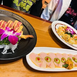 NR5- HENRY SPECIAL  SA13-YELLOWTAIL CARPACCIO TR1-GOLDEN CALIFORNIA (8PCS)
