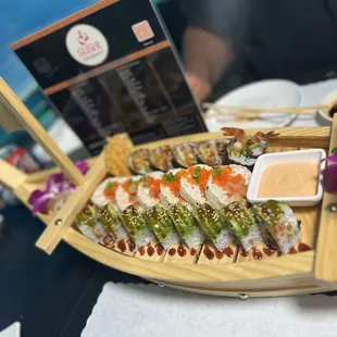 Super yummy sushi, great presentation, amazing friendly staff. You will be treated like family.