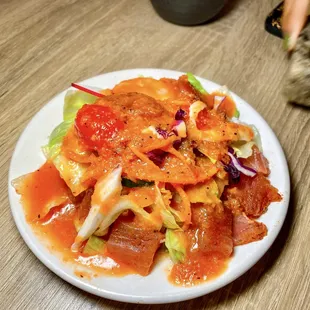 Octopus and Ahi Tuna