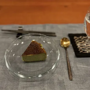 Matcha Japanese Cheesecake , nice and subtle flavor matcha