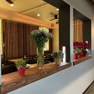 interior, sushi and sashimi