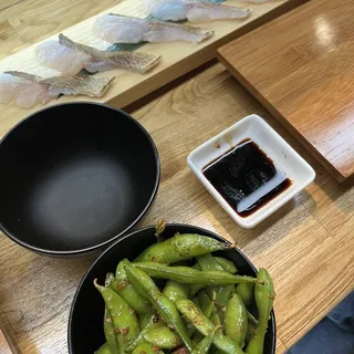 Garlic Edamame
