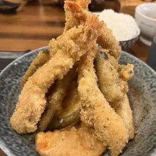 Shrimp Tempura Udon Noodles