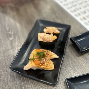 Seared Salmon, Creamy Scallop