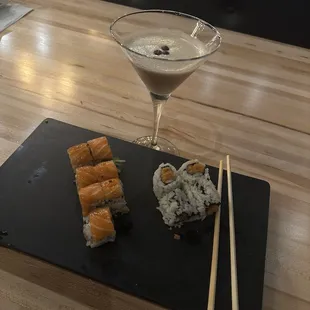 sushi and sashimi, sashimi, sushi, food