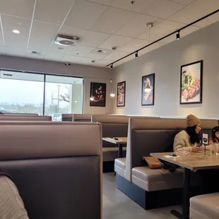 Interior is clean and newly refurbished