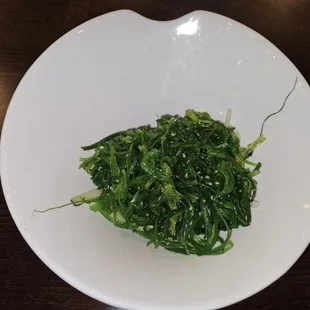 $7 Seaweed salad that I couldn't substitute for the lettuce salad that came with lunch specials.