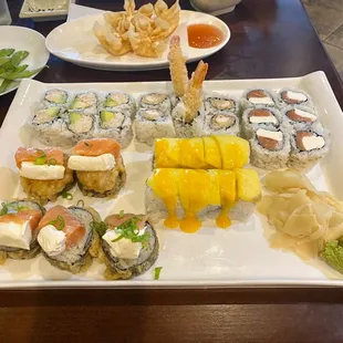 Philly Bites Maryland Roll Philadelphia Roll Shrimp Tempura Sweet Dream Roll Crabgoon Rangaon