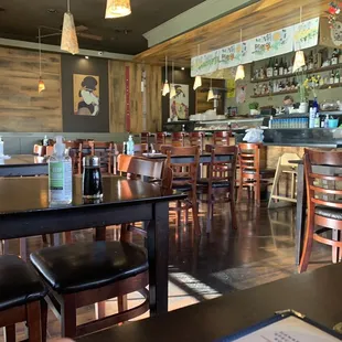 Inside, empty at 2:30pm