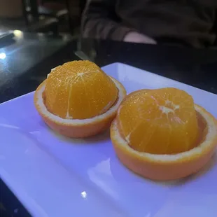 Oranges as a desert when you&apos;re finished :)