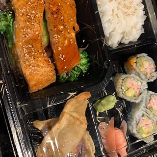 Salmon Teriyaki Bento Lunch