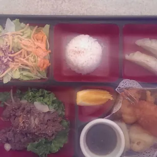 Korean Barbecued Beef-Bulgogi Bento Lunch