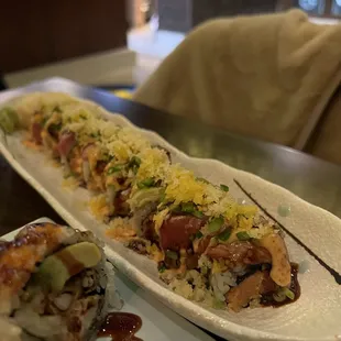 sushi, sashimi, sushi and sashimi, food