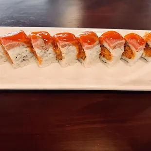 New Surf and Turf roll - my hubby&apos;s favorite roll of the night