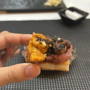 Foie Gras Uni Toro Toast