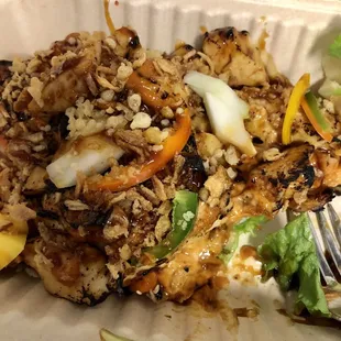 Crunchy chicken roll