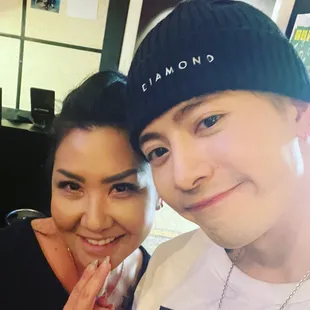 Jackson Wang came by our Sushi Hon!!