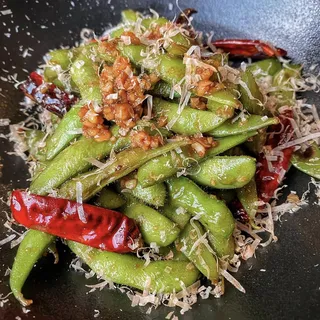 Garlic Edamame