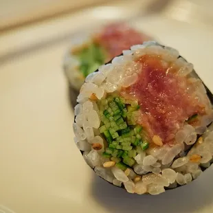 $47 IG Takeout Special - spicy ahi roll (snow crab not pictured)