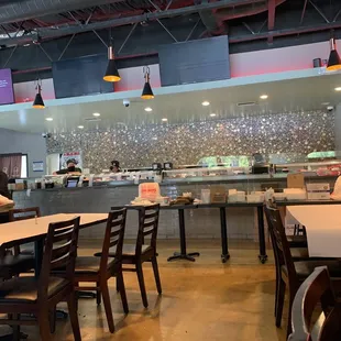 the interior of a restaurant