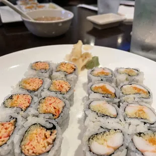 Spicy Shrimp Roll, Spicy Krab Roll