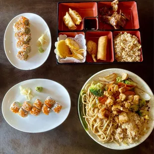 Sushi, Bento Box and Hibachi