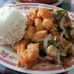 Salt and pepper shrimp