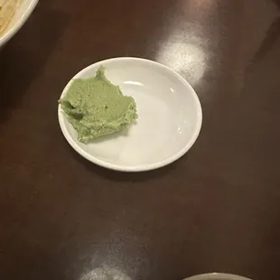 Biggest serving of wasabi ever