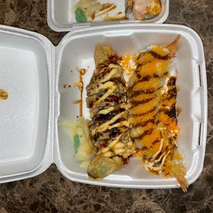 Crunchy roll Fire roll