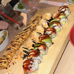 sushi, sushi and sashimi, food, sashimi