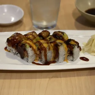 50% off sushi roll. Great deal and delicious!