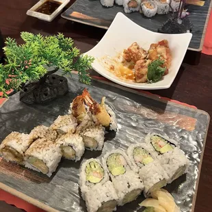 Lunch special shrimp tempura roll &amp; California roll