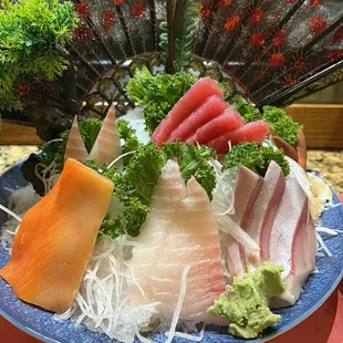 sashimi, sushi, sushi and sashimi, food