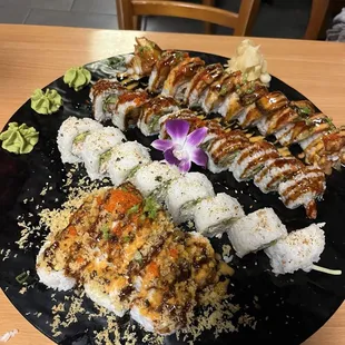 California Roll (cooked) Night Out Roll Volcano Roll (cooked) Crunchy Roll
