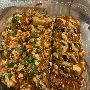 Hugo roll and Mexican roll  36.72