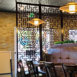 the interior of a restaurant