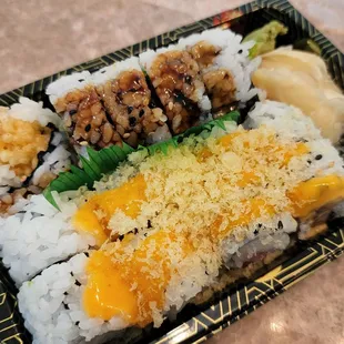 Crunch Roll &amp; Shrimp Tempura Roll