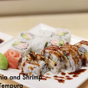 Shrimp Tempura and California Combo.   &quot; Most Popular&quot;