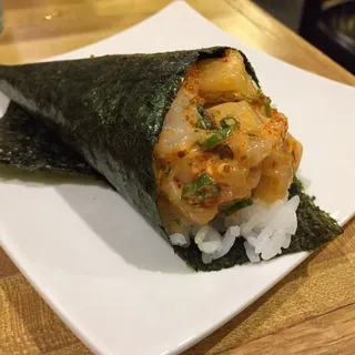 Spicy Scallop Hand-Roll