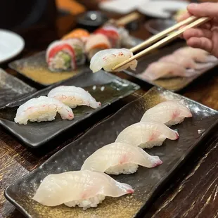 Rainbow Row and Omakase Nigiri